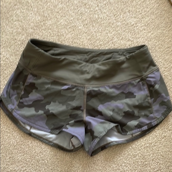 lululemon athletica Pants - lululemon athletica Green and Gray Athletic Shorts